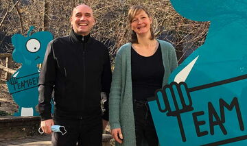 Sascha Grammelsdorf und Mechthild Vanassche